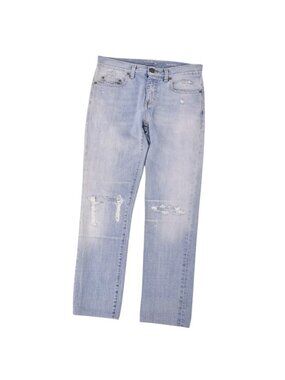 Celine Trousers Denim Pants Damaged Cotton Botto